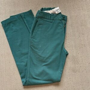 Crewcuts Green Casual Pants with Straight Leg